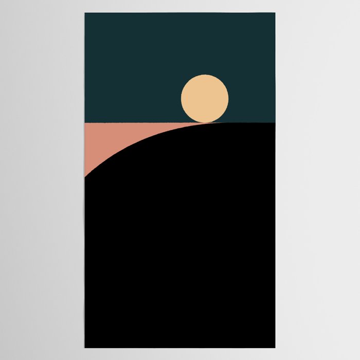 Simplistic Landscape X Tablecloth Gallery Image 2