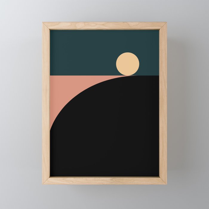 Simplistic Landscape X Mini Art Print Gallery Image 1