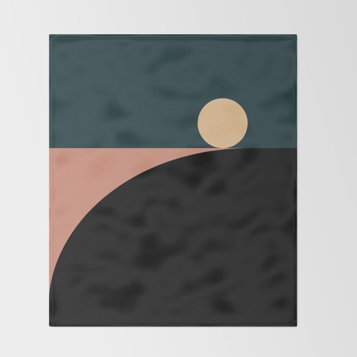 Simplistic Landscape X Throw Blanket Gallery Image 2