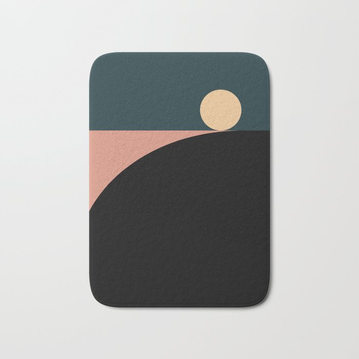 Simplistic Landscape X Bath Mat Gallery Image 1