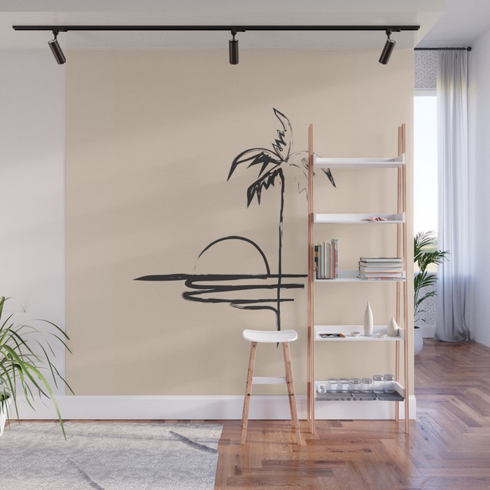 Abstract Landscape Wall Mural Gallery Image 1