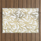 Gold Branches Outdoor Rug Gallery Image 1