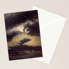 "Clouds in Moonlight" by Knud Baade, 1843 Stationery Card Gallery Image 2