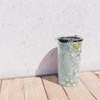 Floral elegance mint summer freshness Travel Mug Gallery Image 4