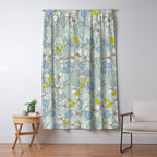 Floral elegance mint summer freshness Window Curtain Gallery Image 5