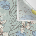 Floral elegance mint summer freshness Wall Tapestry Gallery Image 3