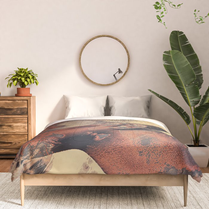 PORTRAIT (Woman and bird) Comforter Gallery Image 3