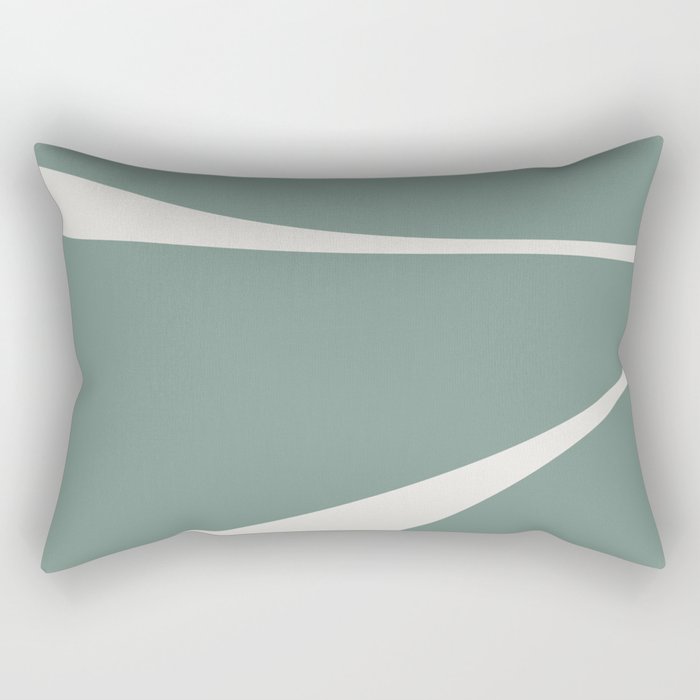 Minimalist Plant Abstract XXVIII Rectangular Pillow Gallery Image 1