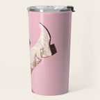These Boots - Glitter Pink Landscape Travel Mug Gallery Image 2