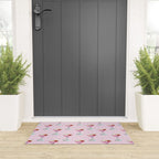 Pink Aesthetic Martini Glass with Cherry Welcome Mat Gallery Image 3