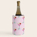 Pink Aesthetic Martini Glass with Cherry Wine Chiller Gallery Image 2