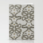celestial snakes silver Stationery Card Gallery Image 2