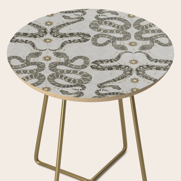celestial snakes silver Side Table Gallery Image 2