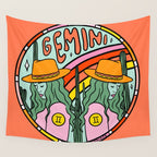 Gemini Cowgirl Wall Tapestry Gallery Image 4