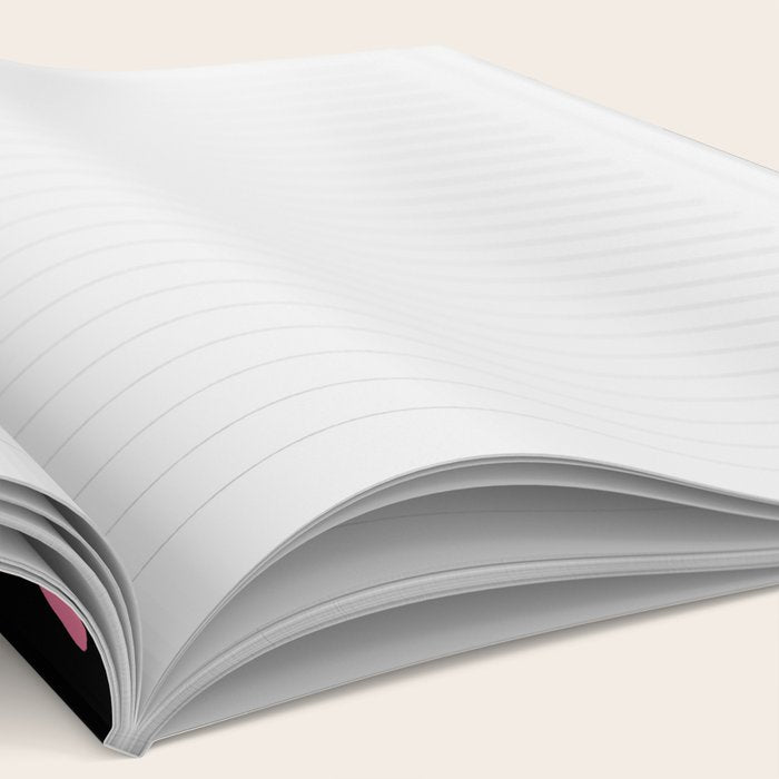 Black floral Vase Notebook Gallery Image 2