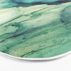 Teal Abstract Bath Mat Gallery Image 3