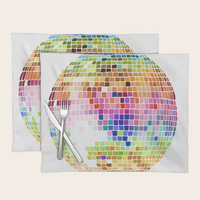 Disco Ball â Rainbow Placemat Gallery Image 1
