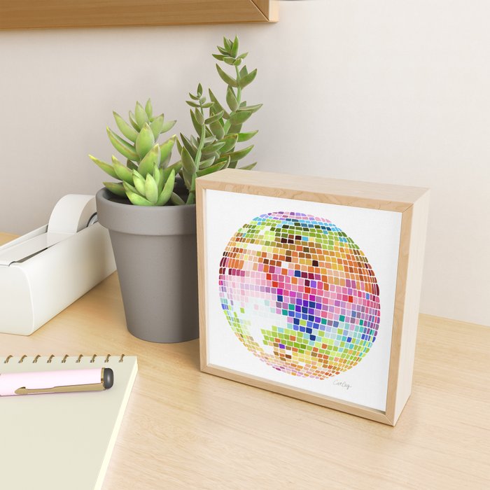 Disco Ball â Rainbow Mini Art Print Gallery Image 2