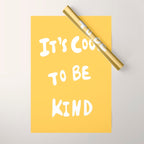 It's Cool to Be Kind Wrapping Paper Gallery Image 1