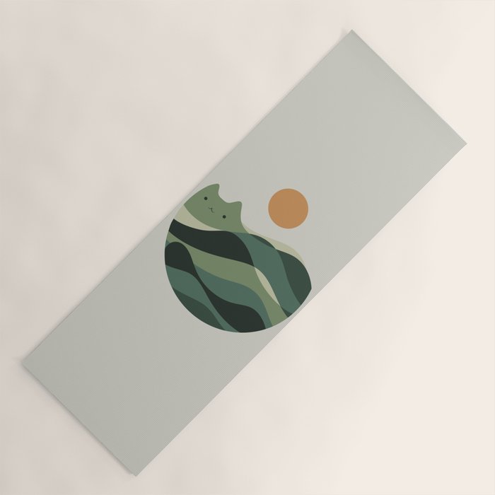 Cat Landscape 123 Yoga Mat Gallery Image 1