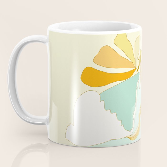 Pisces surf zodiac // retro art by surfy birdy Coffee Mug Gallery Image 3
