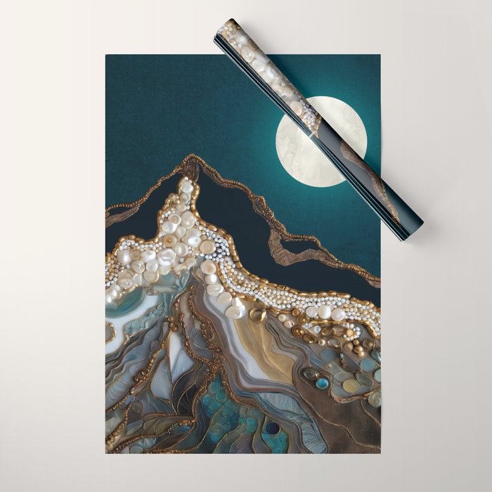 Jewel Mountain Wrapping Paper Gallery Image 1