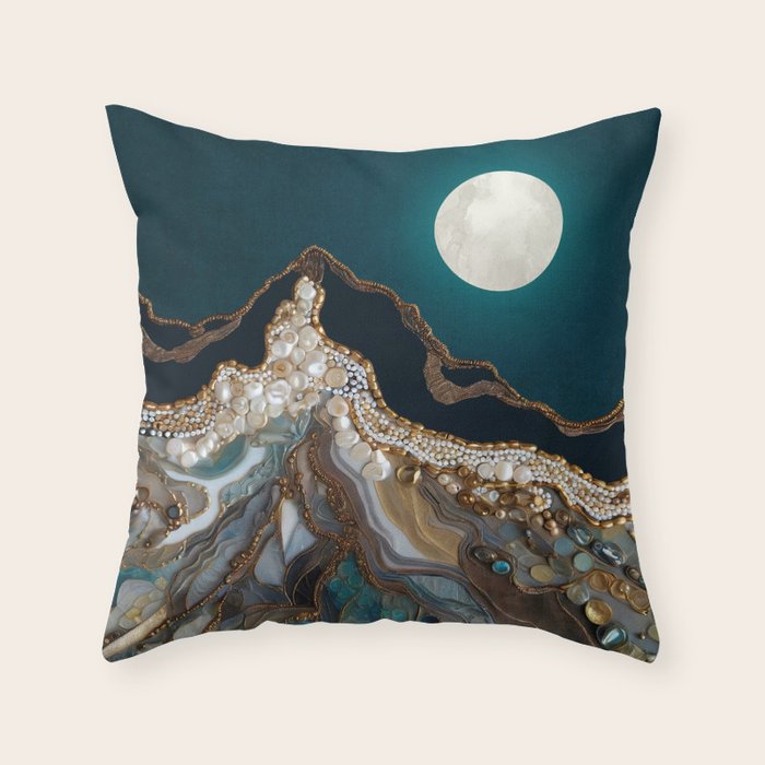 Jewel Mountain Throw Pillow Gallery Image 6