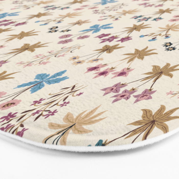 Winter Botanica - Tapestry In Cream Bath Mat Gallery Image 3