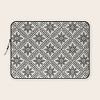 TAZA STAR TILE GREY Laptop Sleeve Gallery Image 1