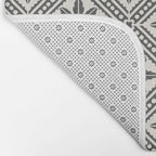 TAZA STAR TILE GREY Bath Mat Gallery Image 2