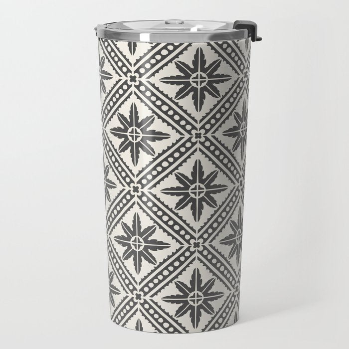TAZA STAR TILE GREY Travel Mug Gallery Image 2