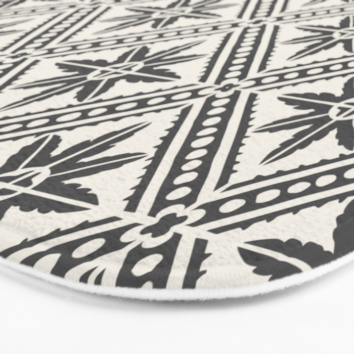 TAZA STAR TILE GREY Bath Mat Gallery Image 3
