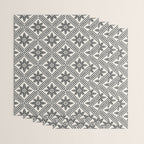 TAZA STAR TILE GREY Wrapping Paper Gallery Image 3