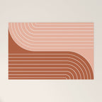 Two Tone Line Curvature XXIX Welcome Mat Gallery Image 1