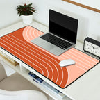 Two Tone Line Curvature XXIX Desk Mat Gallery Image 2