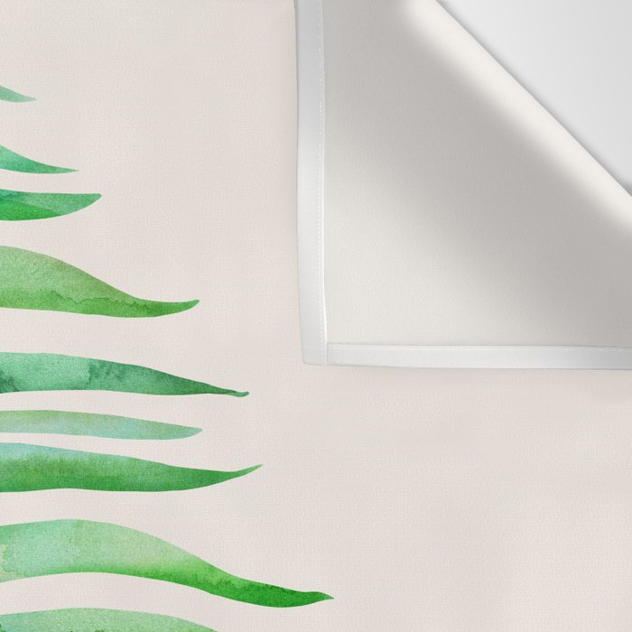 Tropical Leaf Botanical Painting Wall Tapestry Gallery Image 3