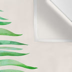 Tropical Leaf Botanical Painting Wall Tapestry Gallery Image 3