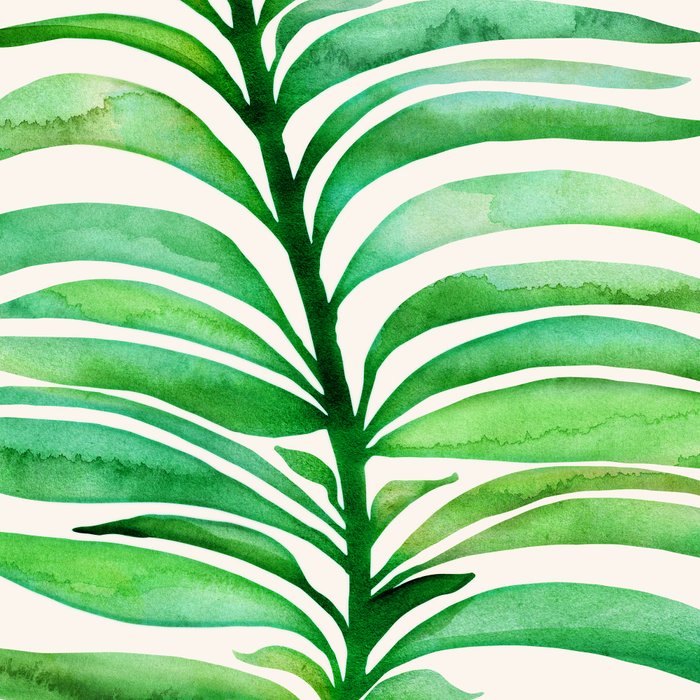 Tropical Leaf Botanical Painting Coffee Mug Gallery Image 2