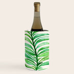 Tropical Leaf Botanical Painting Wine Chiller Gallery Image 1