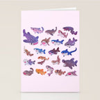 Shark day - pastel Stationery Card Gallery Image 2