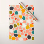 terrazzo mosaic shapes modern Wrapping Paper Gallery Image 1