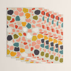terrazzo mosaic shapes modern Wrapping Paper Gallery Image 3