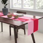 Scarlet Cherries and Bows Checker Table Runner Gallery Image 2