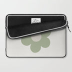 Sage Flower Single Laptop Sleeve Gallery Image 2