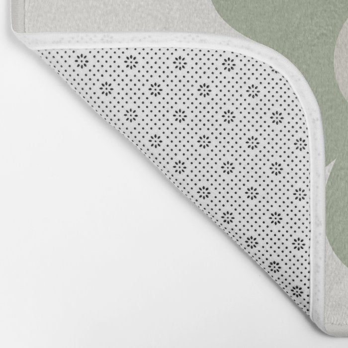 Sage Flower Single Bath Mat Gallery Image 2