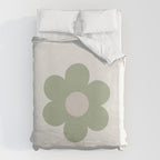 Sage Flower Single Duvet Cover Gallery Image 6