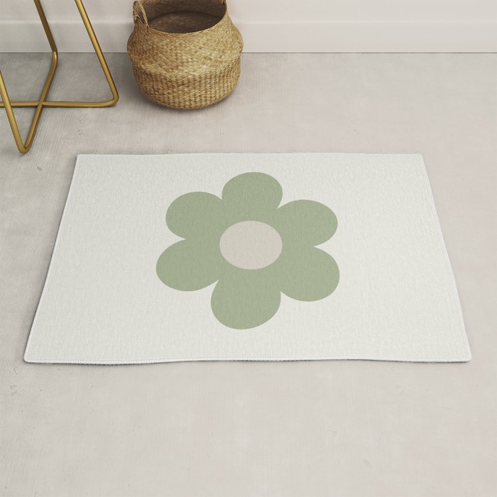 Sage Flower Single Rug Gallery Image 1