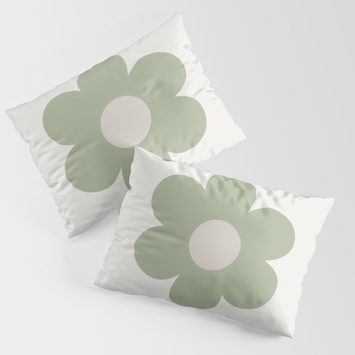 Sage Flower Single Pillow Sham Gallery Image 3