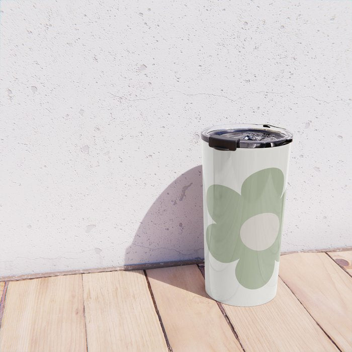 Sage Flower Single Travel Mug Gallery Image 4