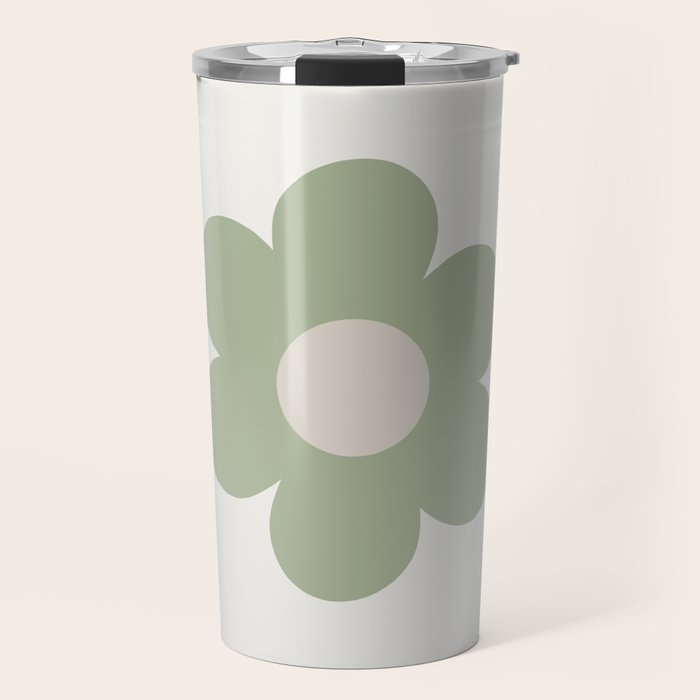 Sage Flower Single Travel Mug Gallery Image 1